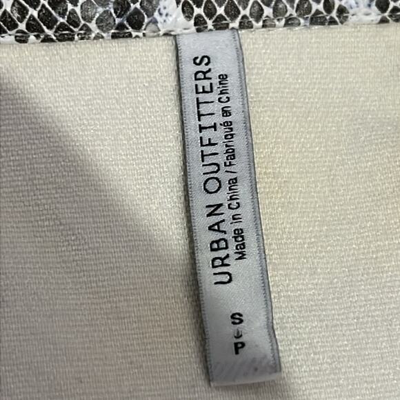 Urban Outfitters Snakeskin Faux Leather Romper Size Small - Picture 6 of 8